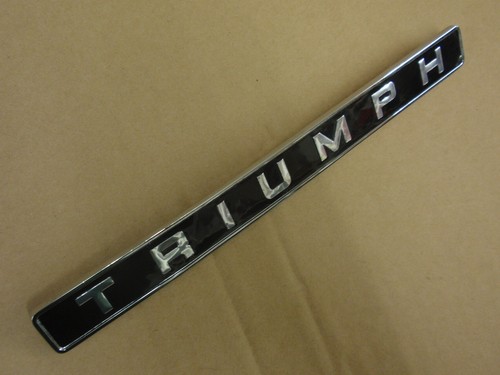 Triumph stag badge plinth - badge,
