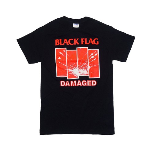 Black flag damaged shirt - damaged, fully