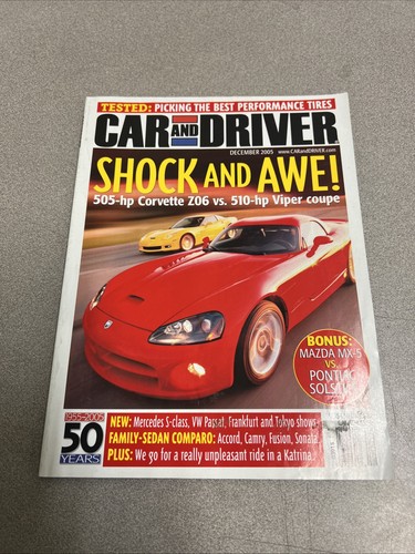 2005 dec car driver - &, driver/corvette