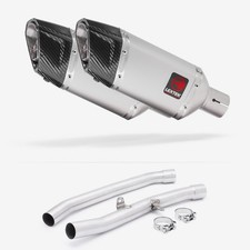 Lextek Slip-on Stainless Steel 200mm Exhaust for Kawasaki ZZR1400 08-11