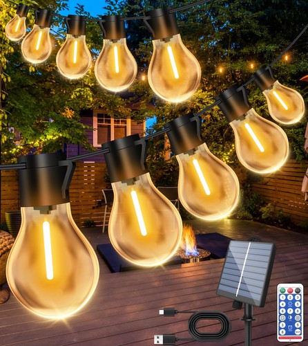 Solar festoon lights - festoon,