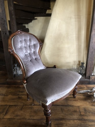 Antique walnut victorian low - victorian,