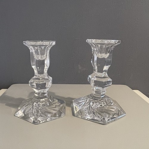 Vintage glass candle holder - vintage,