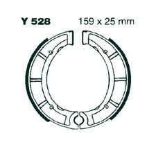 PAIR OF BRAKE JAWS EBC Y528