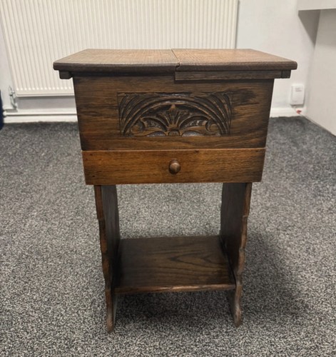 Antique oak sewing - antique,