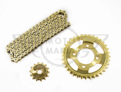 Chain sprocket set honda c50 - chain,