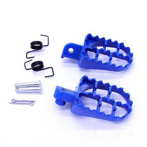 Blue foot pegs - foot,