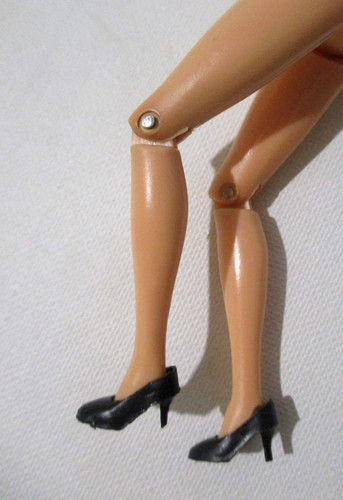 Vintage black high heel - black,