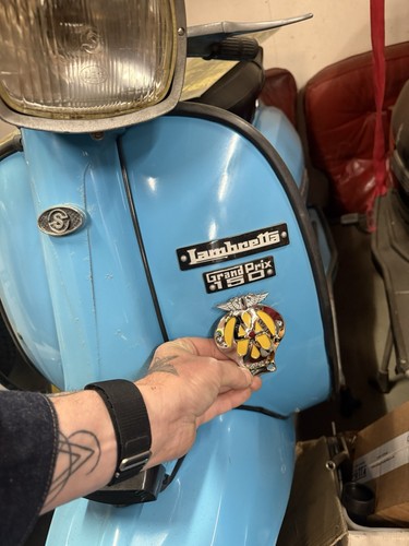 Vintage motorcycle scooter - vintage,