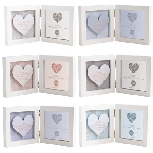 Sentimental heart photo frame - heart,