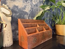 Vintage Indian Carved Inlaid