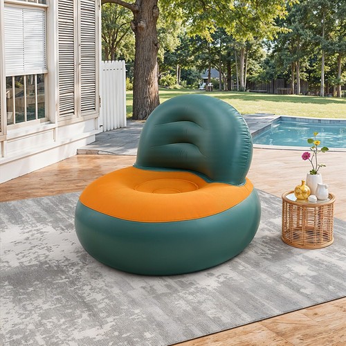 Inflatable single air bed - air,