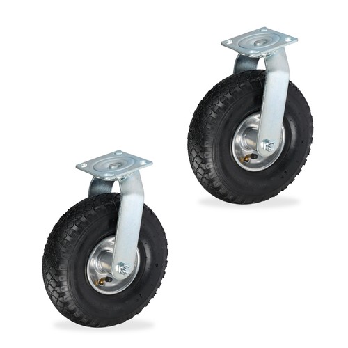 Swivel pneumatic castor - pneumatic,