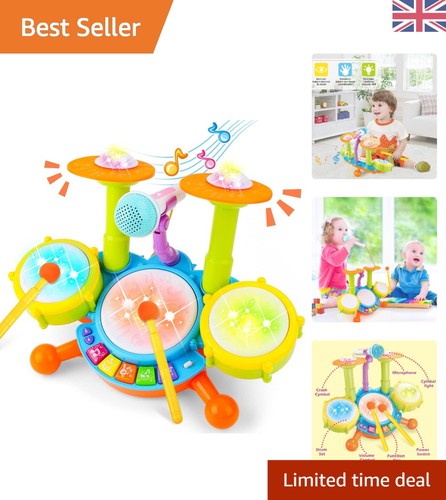 Multicolor toddler drum - multicolor,