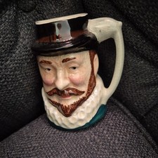 Lancaster Sandland Ware - Character Toby Jug Raleigh - Small 7.5cm Tall