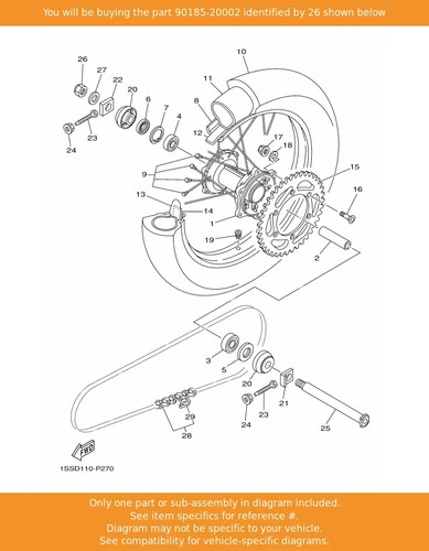 Yamaha nut self - yamaha, self-locking