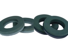 Wreath Rings Box of 12 Bio Oasis Floral Foam or Plastic backed Various Sizes