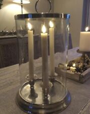 Large 3 Candle Chrome And