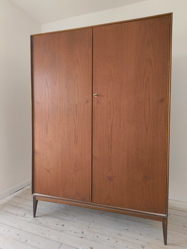 Mid century wardrobe teak - mid-century,
