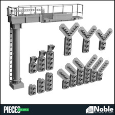 Signal Gantry - Aspect heads - OO Gauge 1:76 (Pack of 1) | Model Railway Scenery