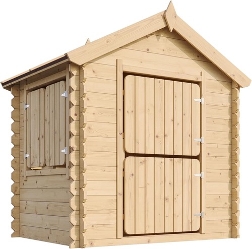 Solid wood garden playhouse - wood,