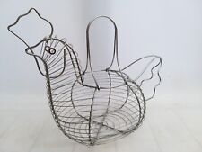 Chicken Hen Egg Basket Wire