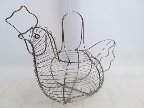 Chicken hen egg basket wire - chicken,