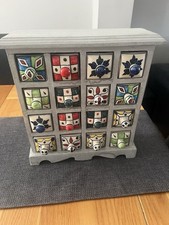 Antique Herb 16 Drawer Cabinet