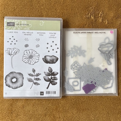 Stampin rubber stamp - rubber, set