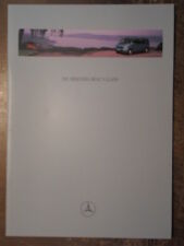 MERCEDES BENZ V CLASS orig 1997 UK Mkt Sales Brochure - Trend Fashion Ambiente