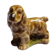 Vintage Wade Whimsies Cocker Spaniel (Chip on its Nose) (W05) Collectable