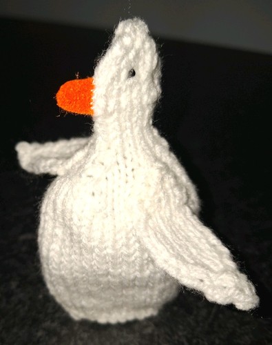 Brand new handknitted - duck, egg