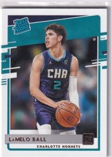 Panini 2020-21 Basketball NBA Donruss No. 202 LaMelo Ball Rated Rookie