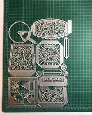 Large 31pcs Dimensional Kinetic Gumball Machine Die Set - Brand New