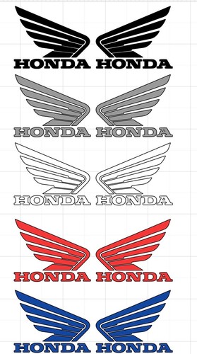 Two honda wings motorbike - two,