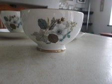 VINTAGE ROYAL GRAFTON TEA CUP & SAUCER x 2 WITH SUGAR BOWL