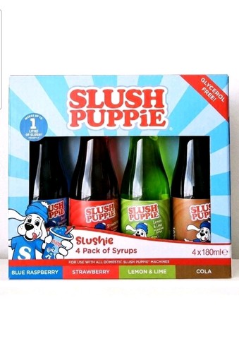 Slush puppie syrup set - syrup, 4