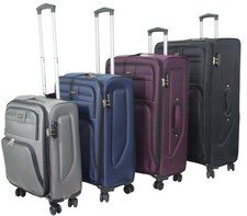 Extra Large Medium Soft Suitcase Wheel Expandable Luggage Lightweight Case Bag