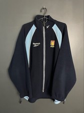 ASTON  VILLA 1990'S TRAINING FOOTBALL FLEECE JACKET REEBOK VINTAGE SHIRT SIZE S