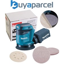 Makita DBO180Z 18v LXT Lithium Ion Random Orbital Sander 125mm Body + 5 Mesh