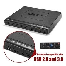 Region Free Portable TV DVD Player Free DVD Players for TV Slim Mini DVD Play