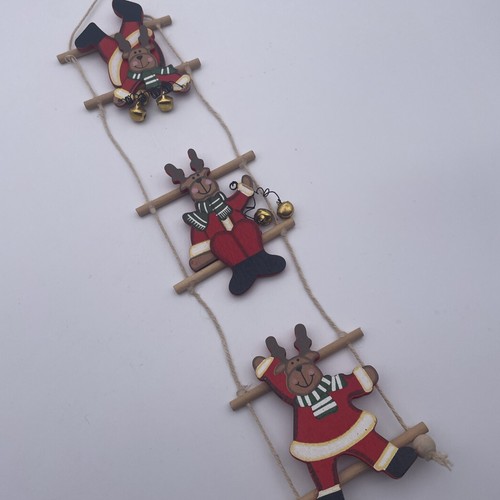 Vintage wooden reindeer - vintage,
