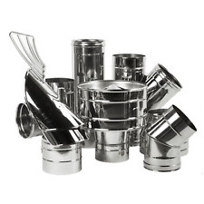 Flue Liner Pipe Stainless Steel Chimney Accessories Bend Cowl Bracket