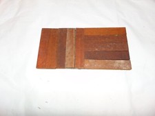 Parquet 5 Finger Reclaimed Solid Hard Wood  Flooring Floor Vintage