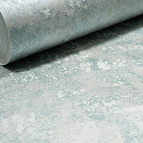 Blue silver marble wallpaper - silver,