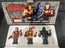 Limited Edition Bowen Designs Invincible Iron Man Mini Busts 3-Pack set 950/2500