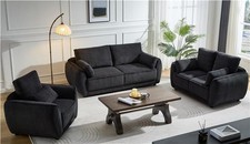 LAZY BOY GREY FABRIC SOFA SOFA SET SUITES SETTEE  3 2 1 SEATER 