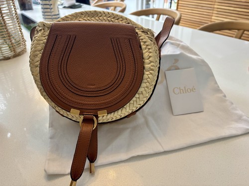 Chloe marcie raffia shoulder - chloe,