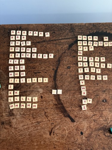 Vintage spears travel scrabble - spears,