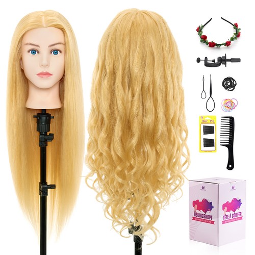 Blonde hair training - blonde, head